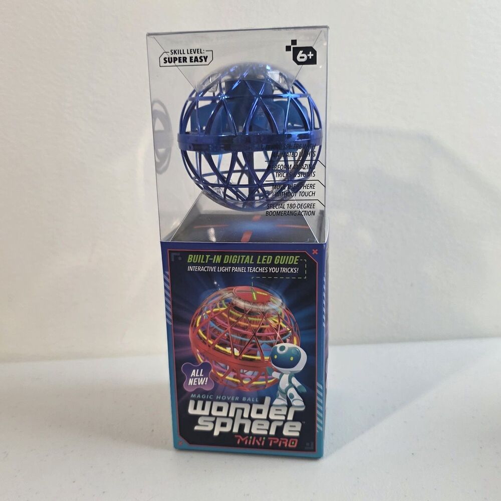 Wonder Sphere Magic Hover Ball- Blue Color- Skill Level Easy- STEM Certified